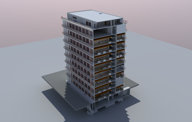 BIM: Laborhochhaus Werksstandort