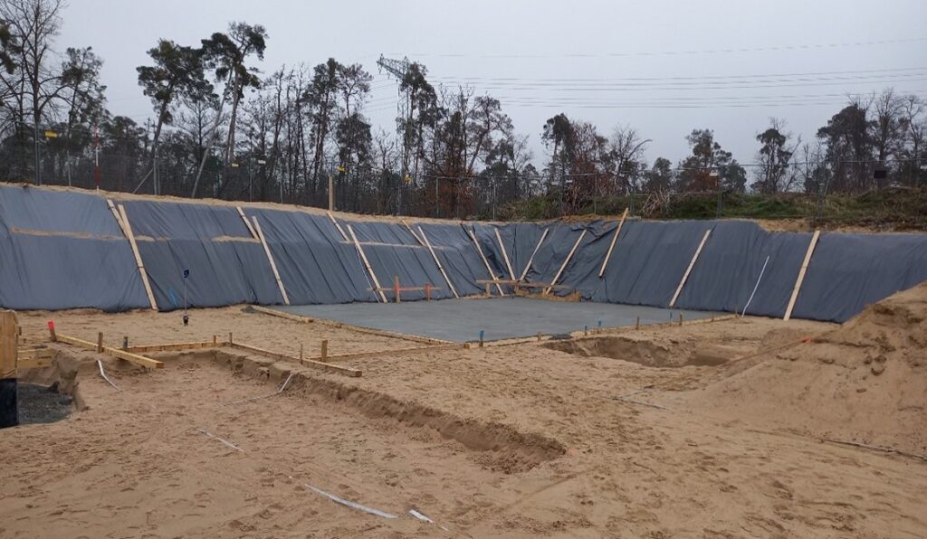 Erdarbeiten auf dem ehemaligen Kasernengelände in Mannheim