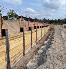 Arbeiten auf dem ehemaligen Kasernengelände in Mannheim