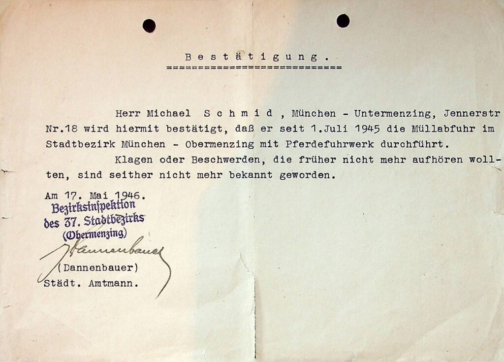 Gründung 1.7.1945